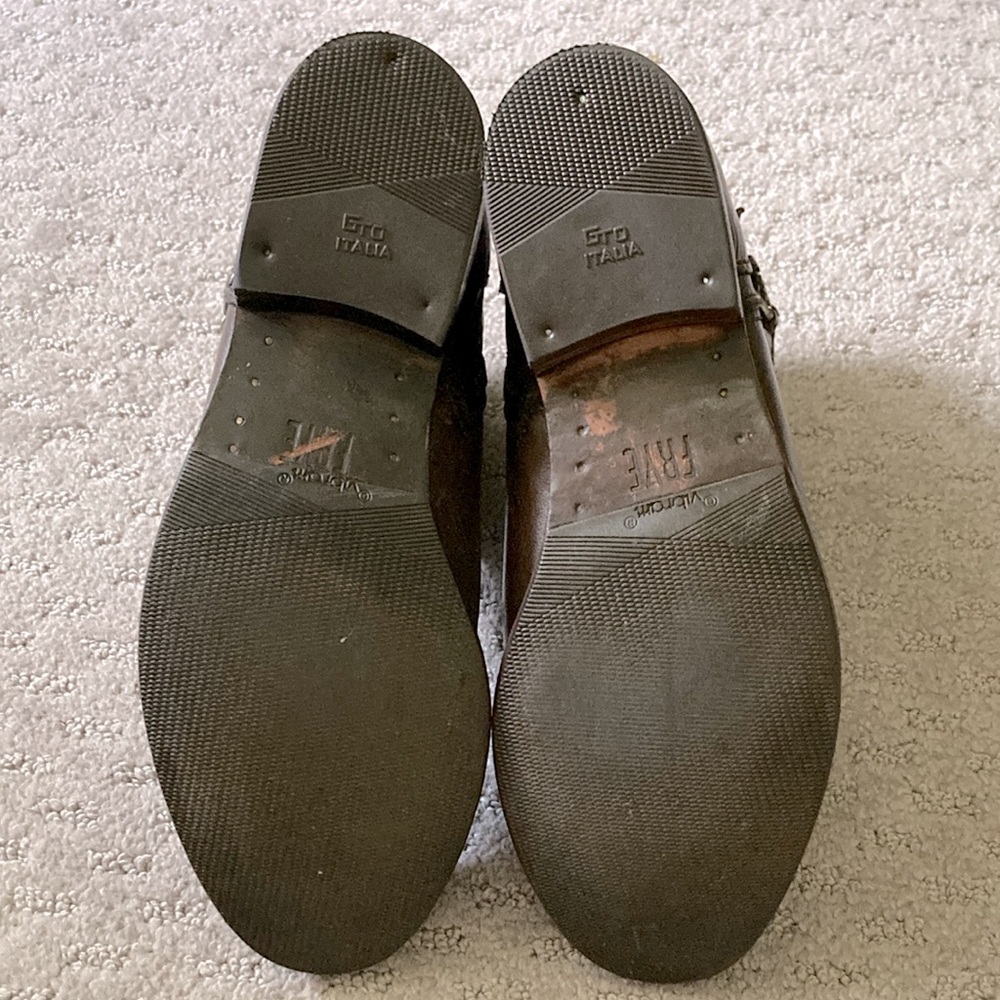 FRYE Melissa Seam Short Boots, Sz 6.5 (Vibram re-soled.) - Picture 8 of 12